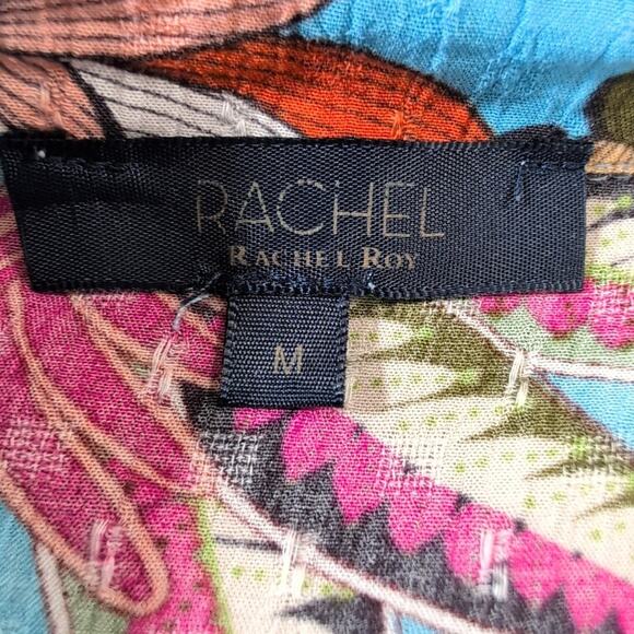 Rachel Rachel Roy Tropical Print Cropped Top, size medium - Picture 6 of 10